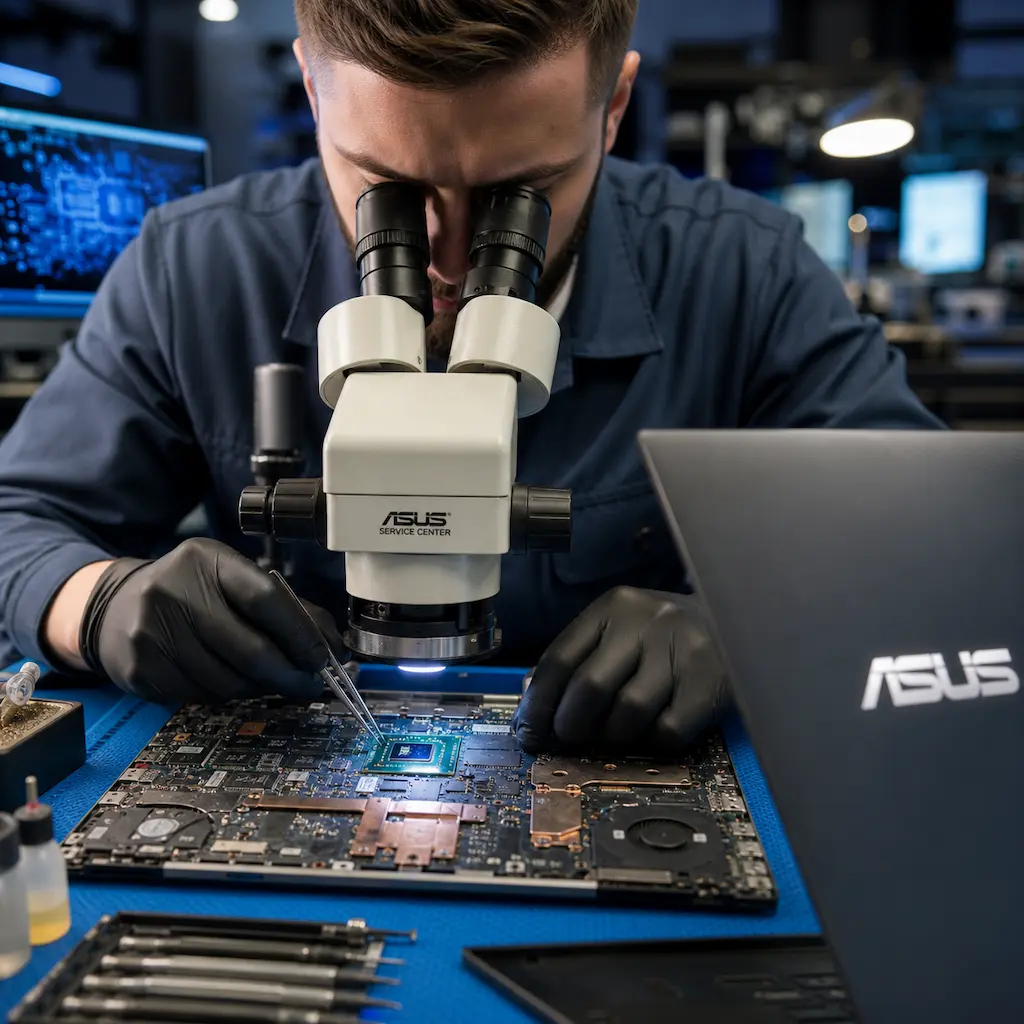 Замена видеокарты ноутбука Asus в Калининграде