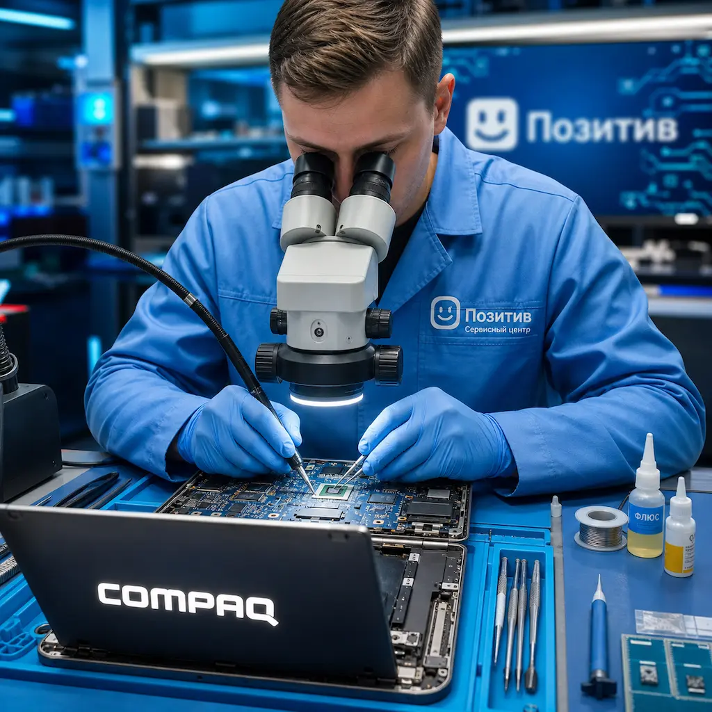 Замена видеокарты ноутбука Compaq в Калининграде