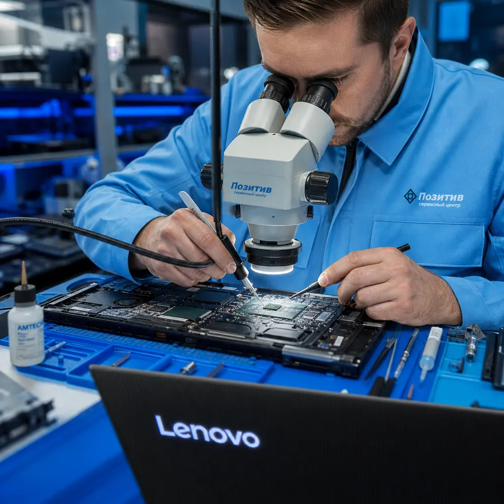 Замена видеокарты ноутбука Lenovo в Калининграде