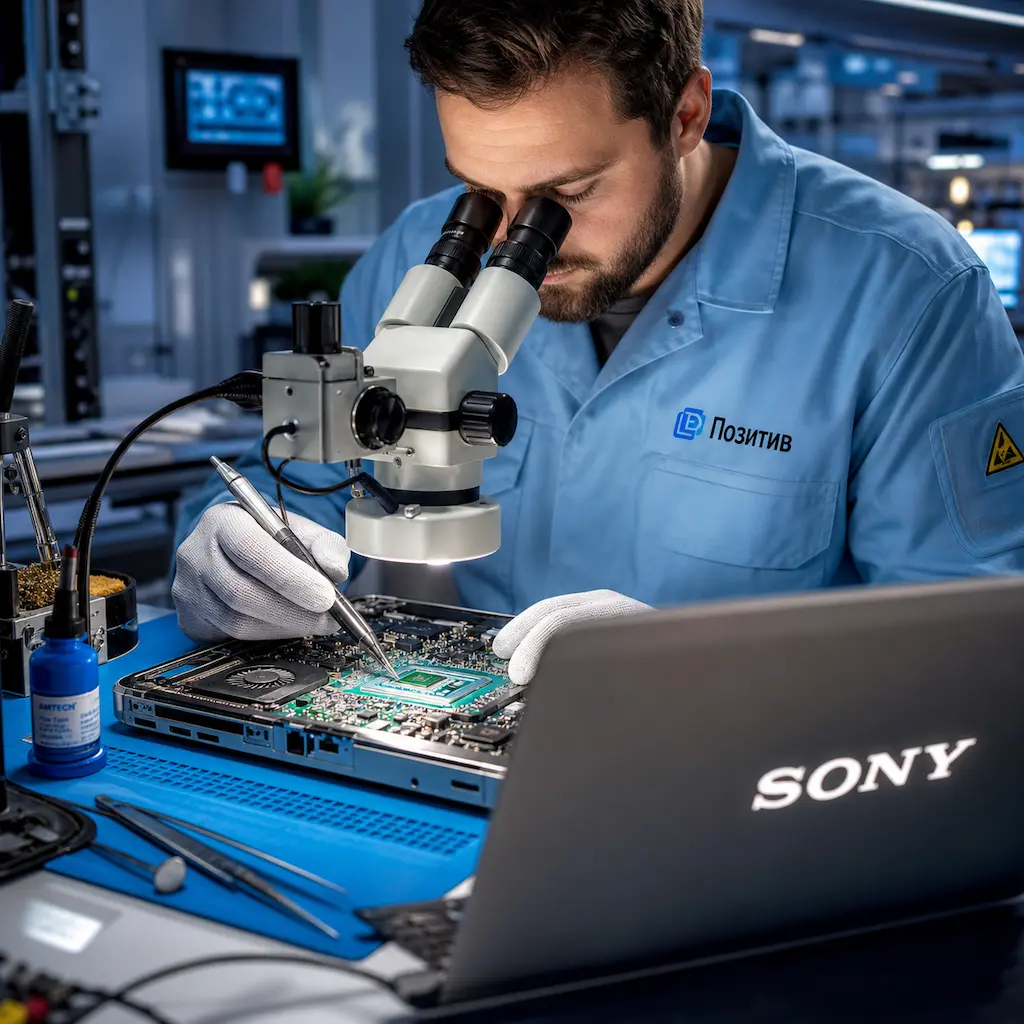 Замена видеокарты ноутбука Sony в Калининграде