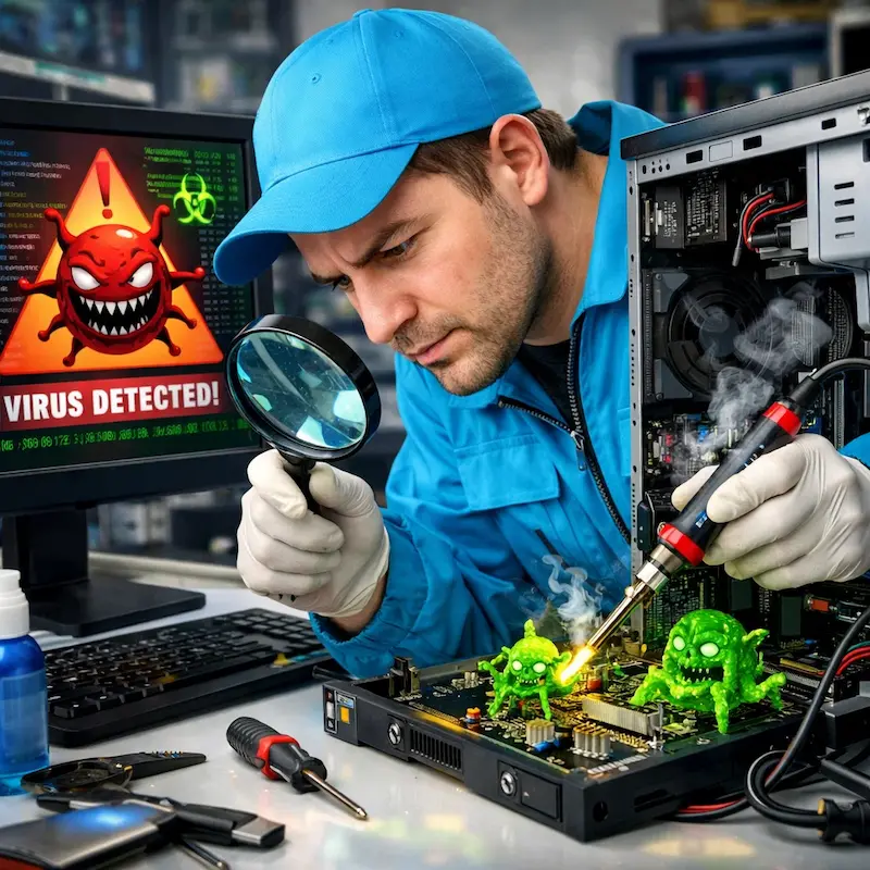 Вылечить компьютерный вирус в Калининграде