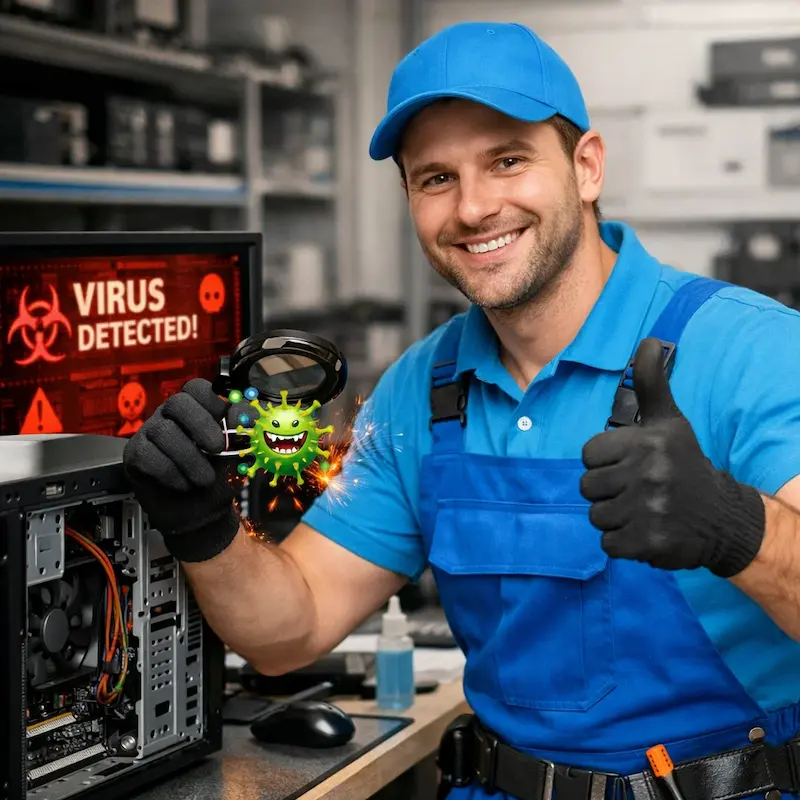 Удаление вирусов с компьютера в Калининграде