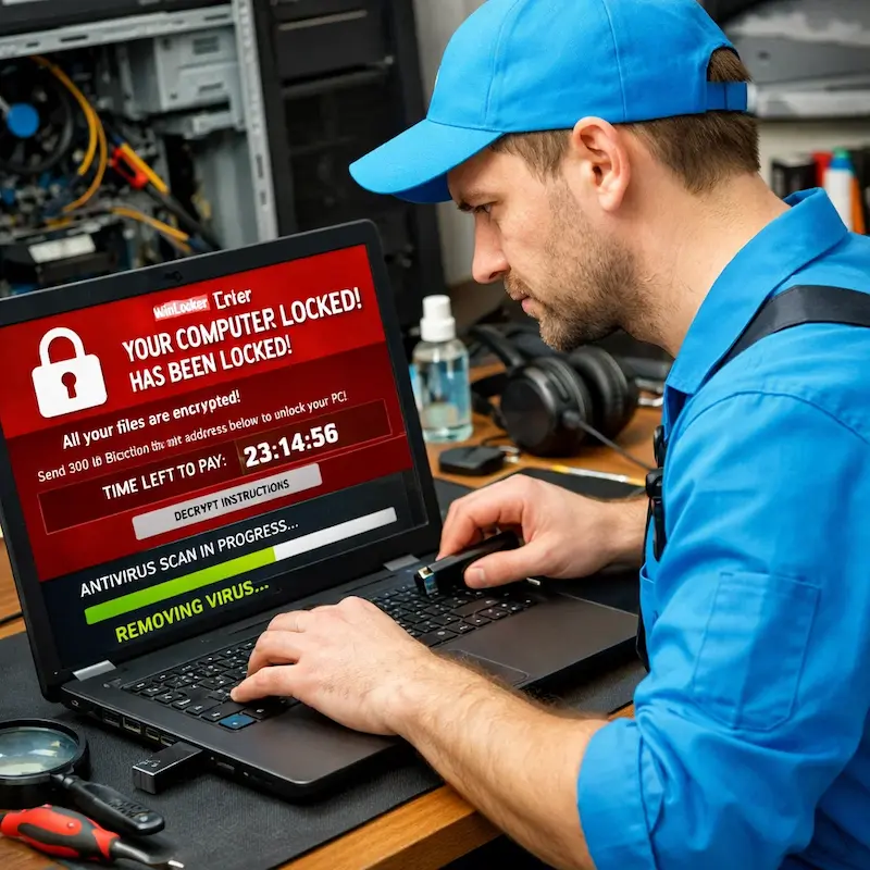 Удалить винлокер в Калининграде